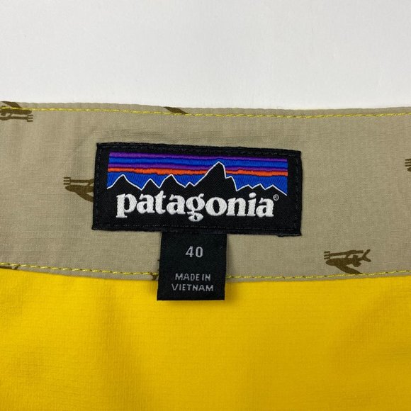 Patagonia Hydro Series Board Shorts Mens 40 Hydro Planing Swim Trunks - Picture 5 of 13
